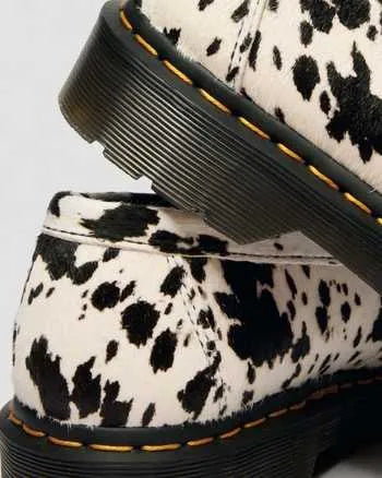 Penton Dalmatian Hair On Leather Loafers