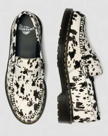 Penton Dalmatian Hair On Leather Loafers