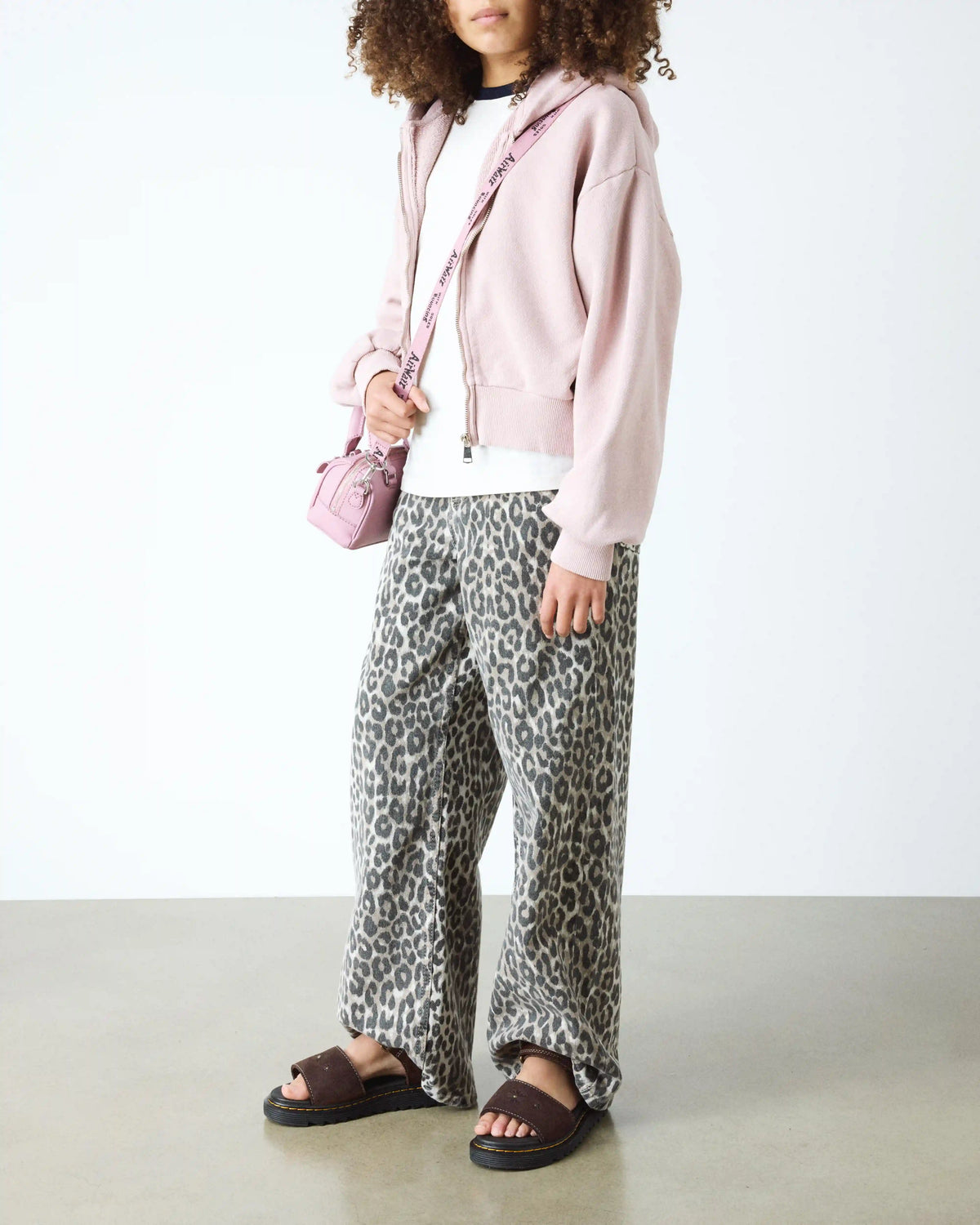 Youth Marlowe Flower Nubuck Strap Sandals