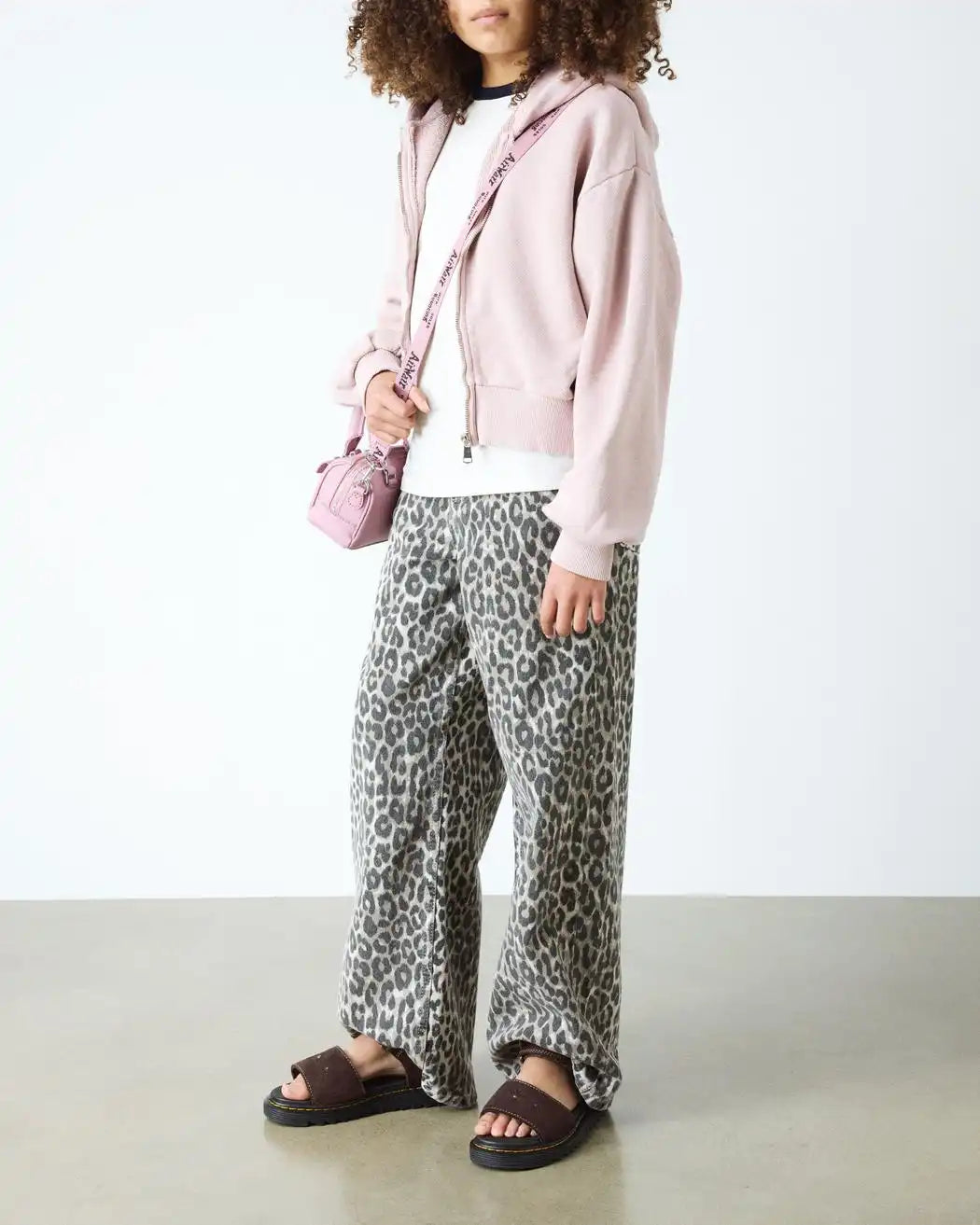 Youth Marlowe Flower Nubuck Strap Sandals