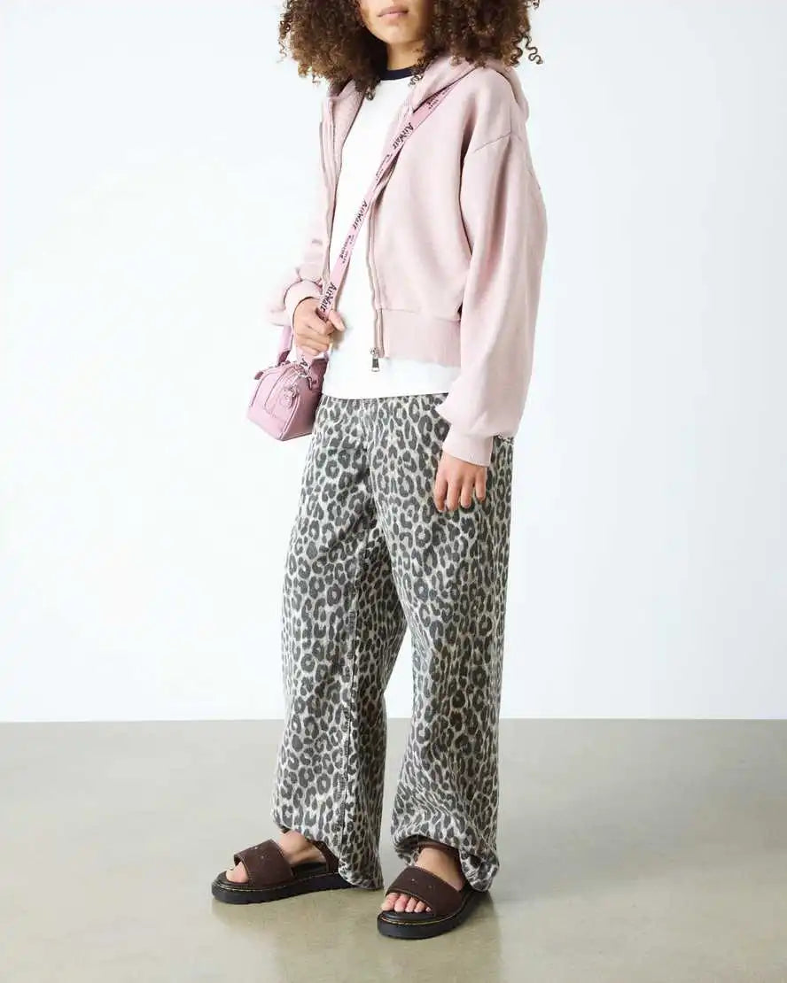 Youth Marlowe Flower Nubuck Strap Sandals
