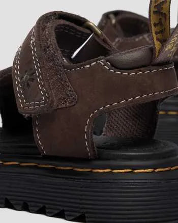 Youth Marlowe Flower Nubuck Strap Sandals
