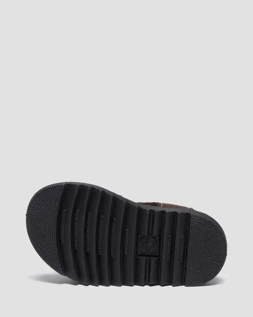Youth Marlowe Flower Nubuck Strap Sandals