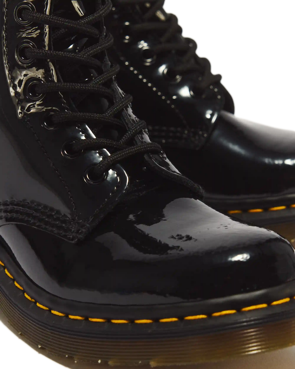 1460 Women's Patent Leather Lace Up Boots