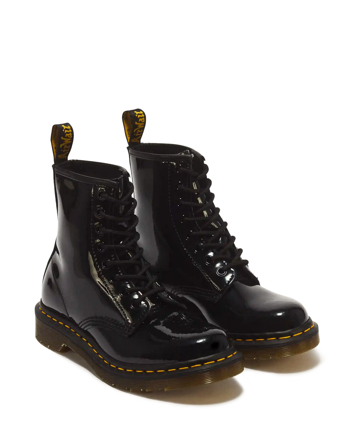1460 Women's Patent Leather Lace Up Boots