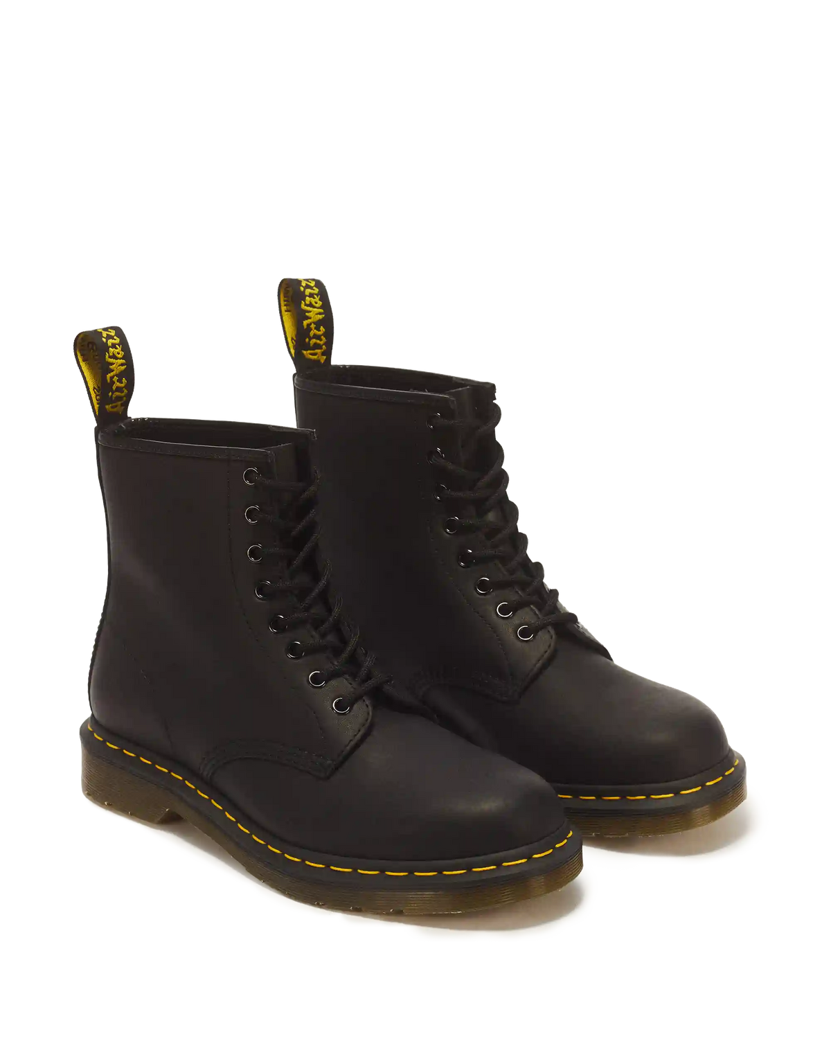 1460 Greasy Leather Lace Up Boots