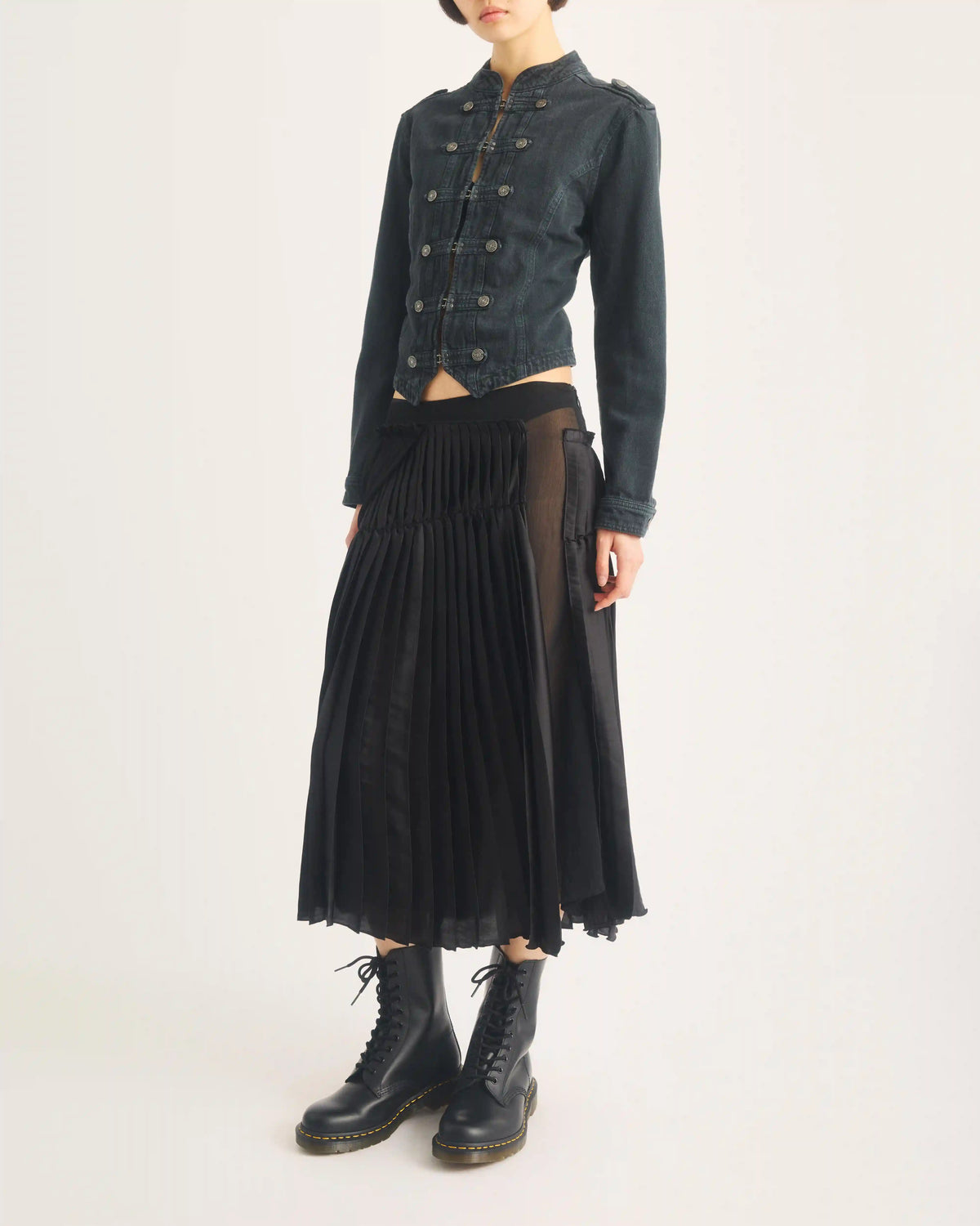 1490 Smooth Leather Mid Calf Boots