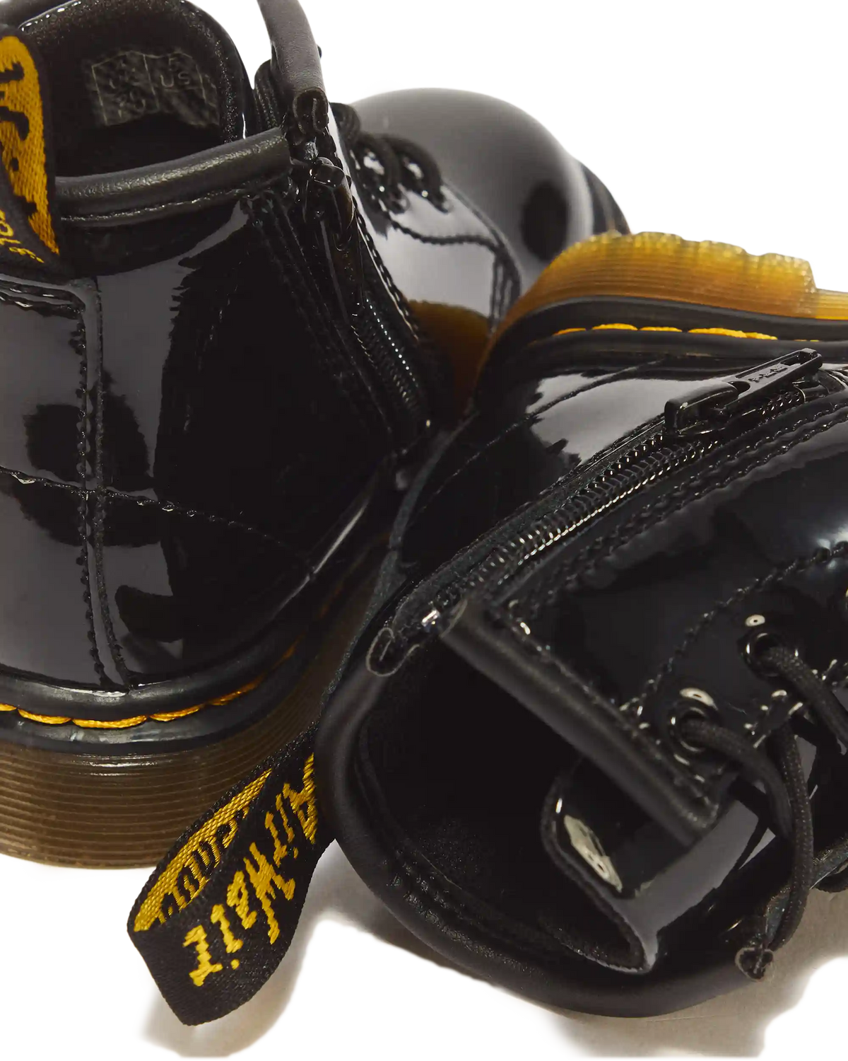 Infant 1460 Patent Leather Lace Up Boots
