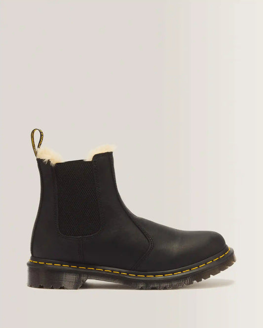 2976 Women's Faux Fur Lined Chelsea Boots