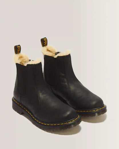 2976 Women's Faux Fur Lined Chelsea Boots