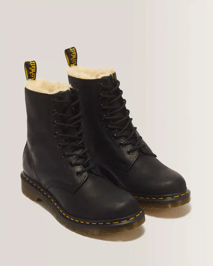 1460 Women's Faux Fur Lined Lace Up Boots
