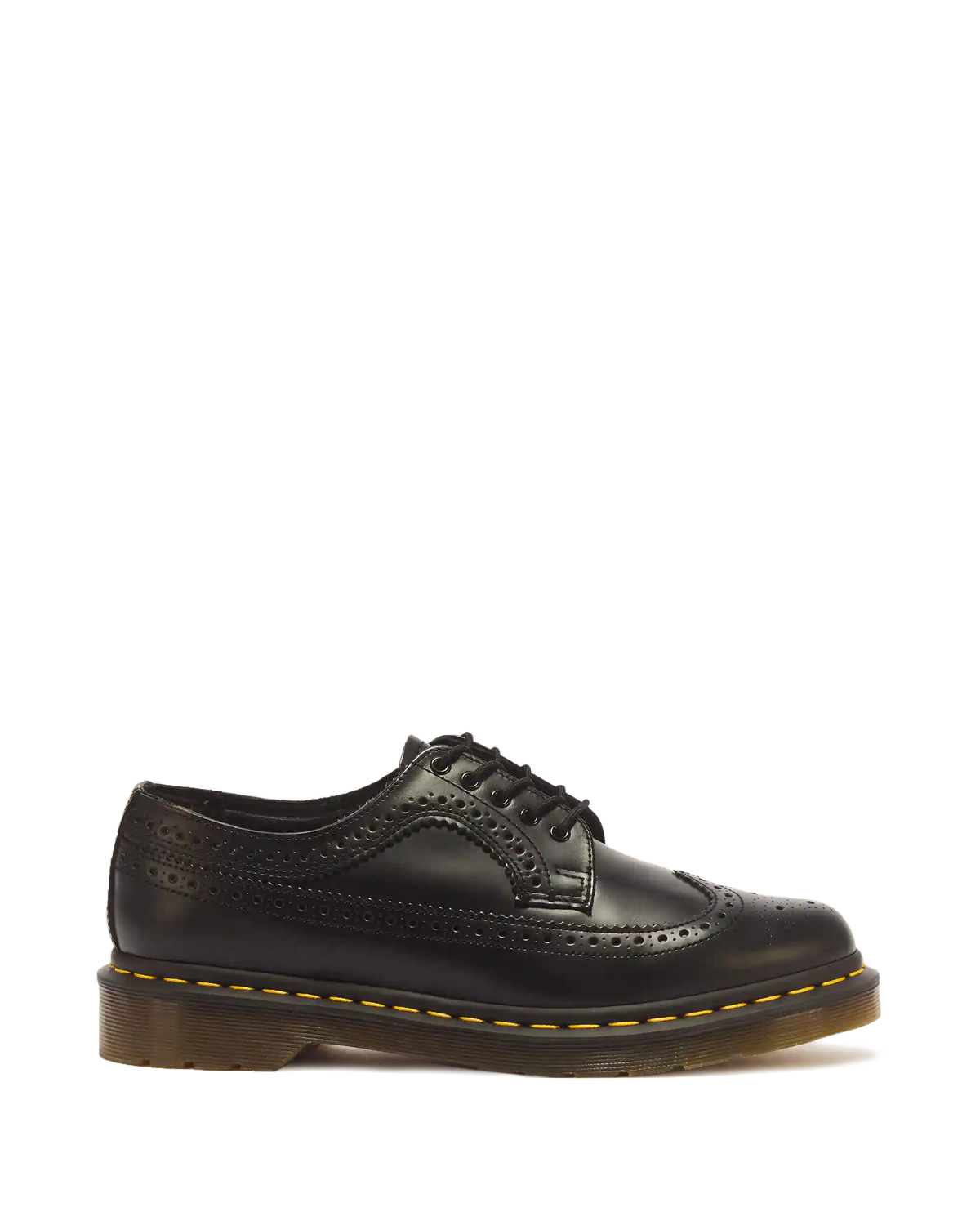 3989 Yellow Stitch Smooth Leather Brogue Shoes