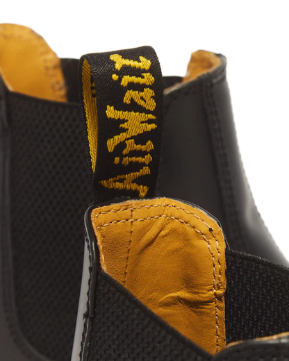 2976 Yellow Stitch Smooth Leather Chelsea Boots