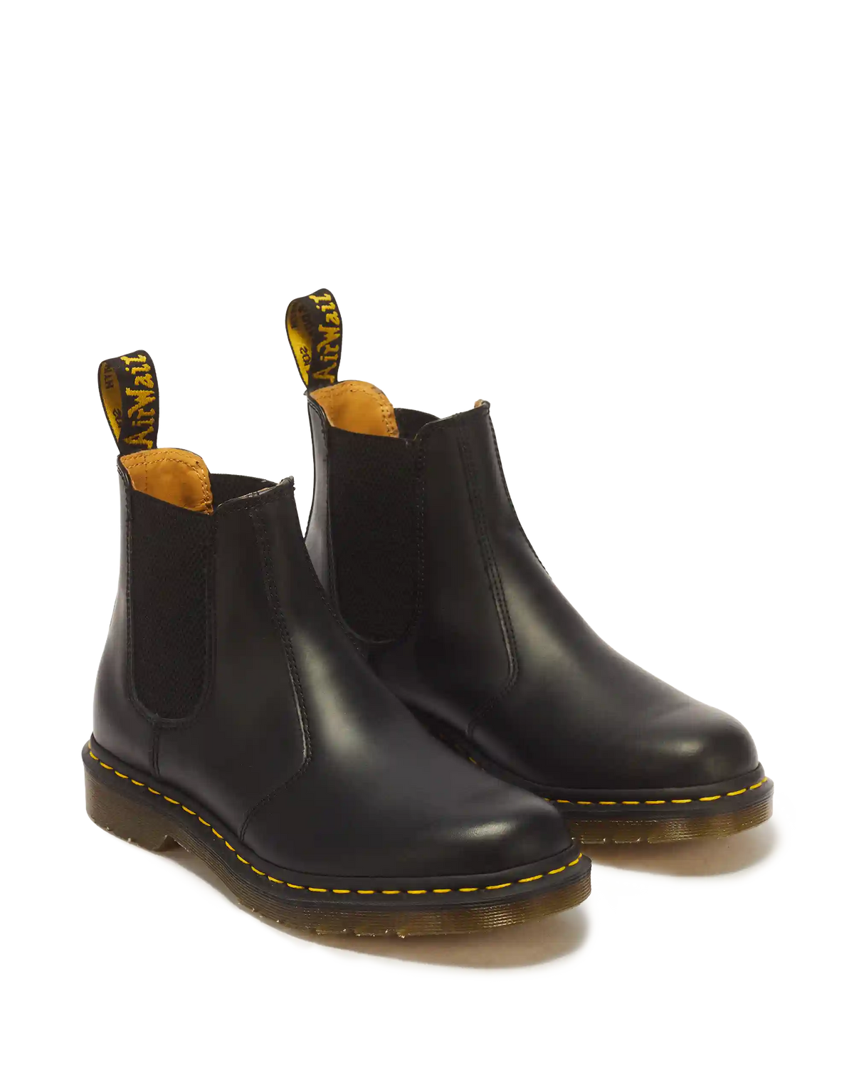 2976 Yellow Stitch Smooth Leather Chelsea Boots