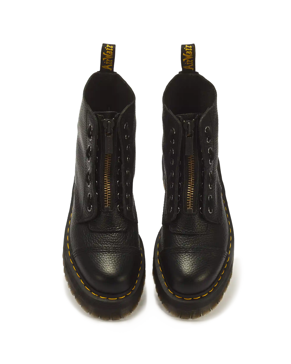 Sinclair Milled Nappa Leather Platform Boots