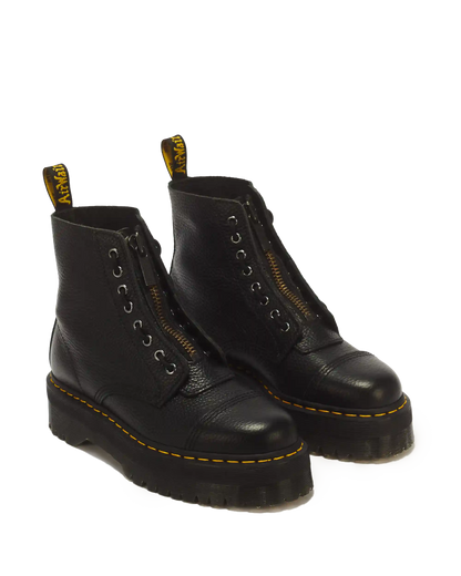 Sinclair Milled Nappa Leather Platform Boots