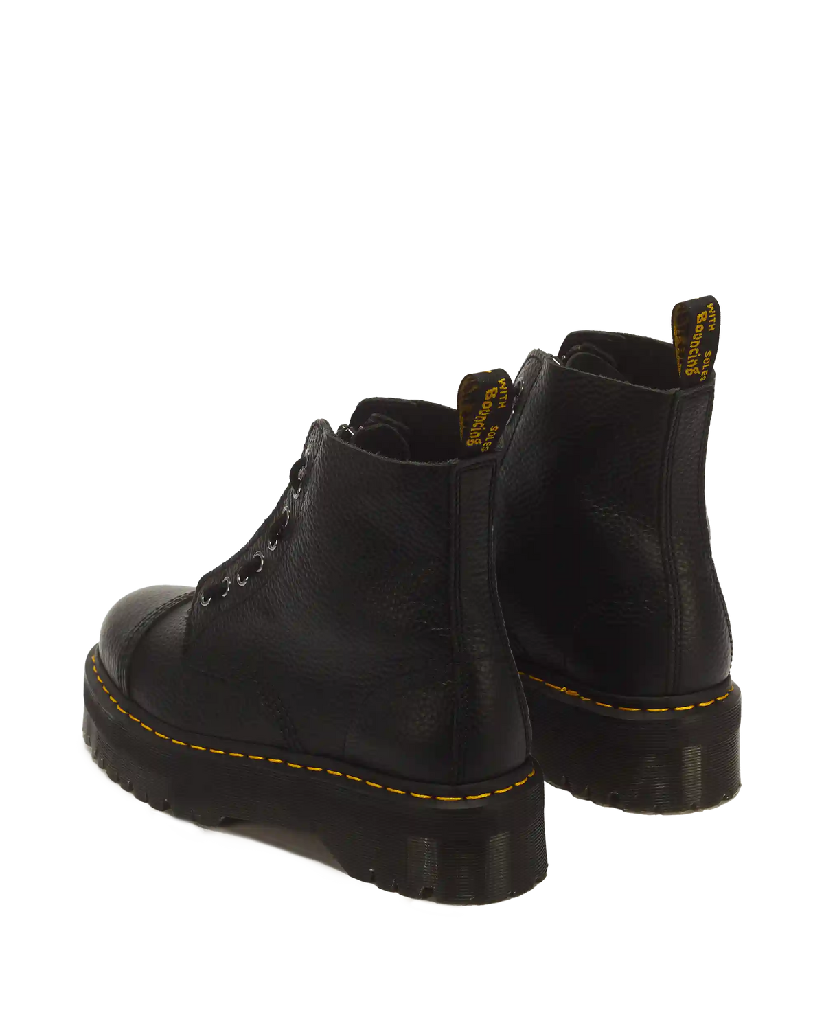 Sinclair Milled Nappa Leather Platform Boots