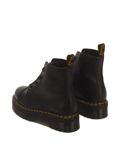 Sinclair Milled Nappa Leather Platform Boots