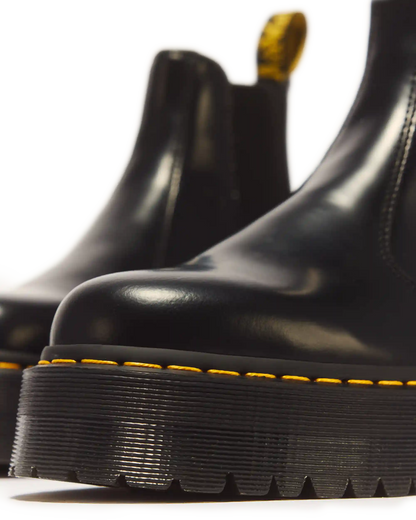 2976 Smooth Leather Platform Chelsea Boots