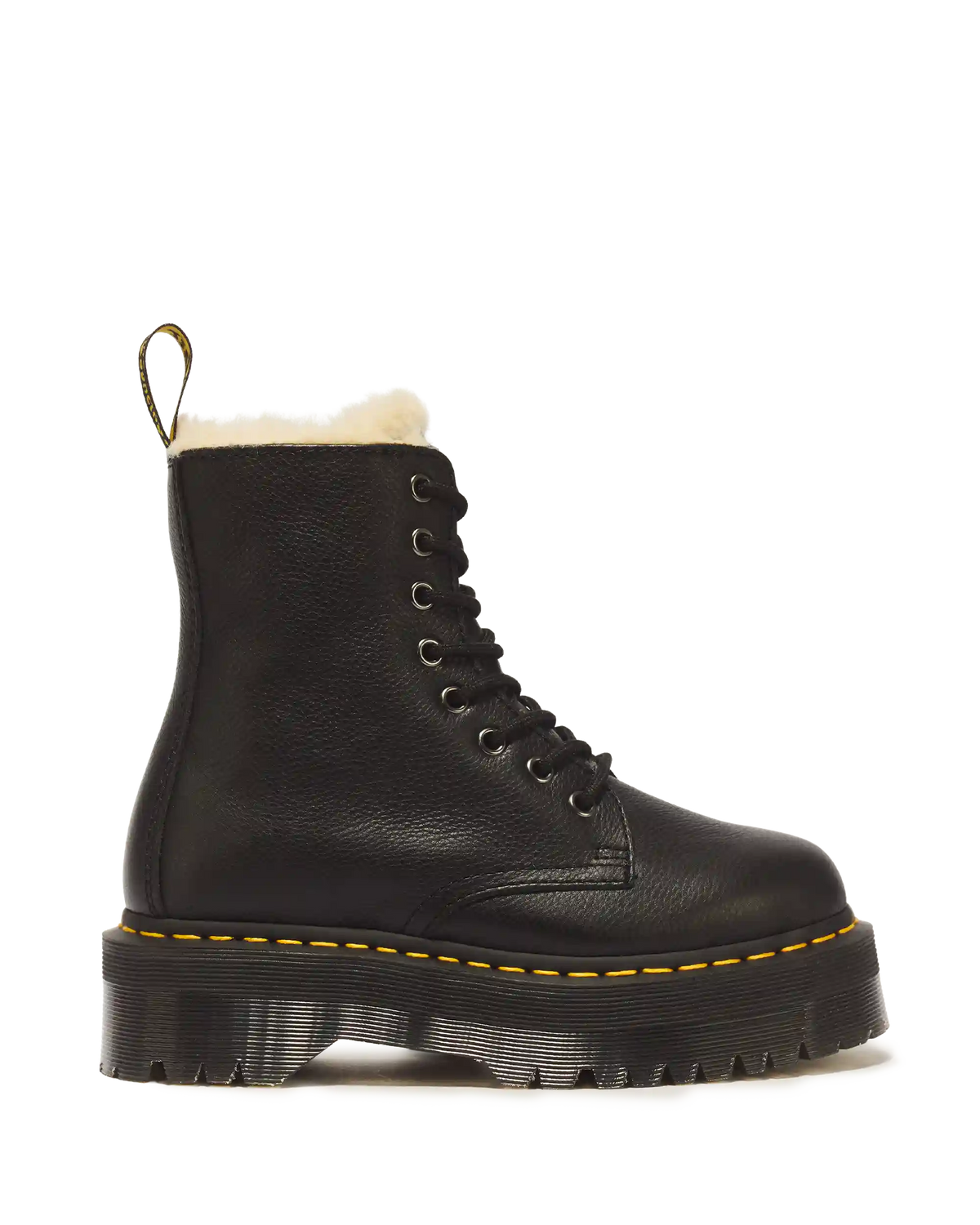 Jadon Boot Leather Faux Fur Lined Platforms