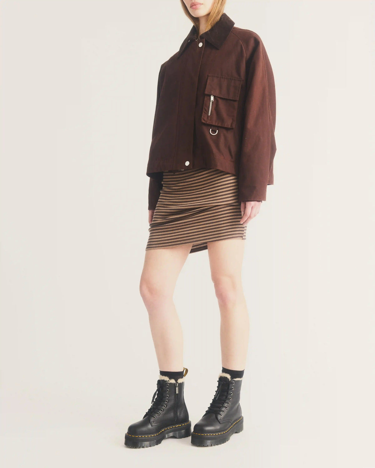 Jadon Boot Leather Faux Fur Lined Platforms