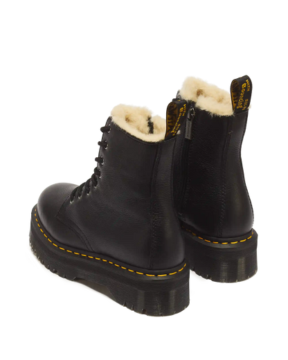 Jadon Boot Leather Faux Fur Lined Platforms