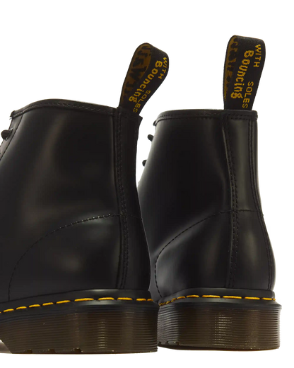 101 Yellow Stitch Smooth Leather Ankle Boots