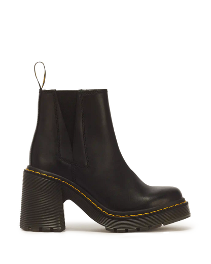 Spence Leather Flared Heel Chelsea Boots