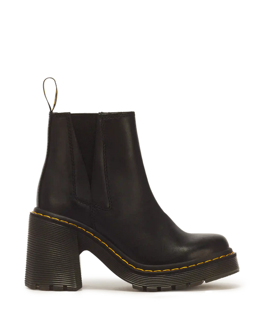 Spence Leather Flared Heel Chelsea Boots