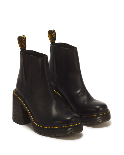 Spence Leather Flared Heel Chelsea Boots