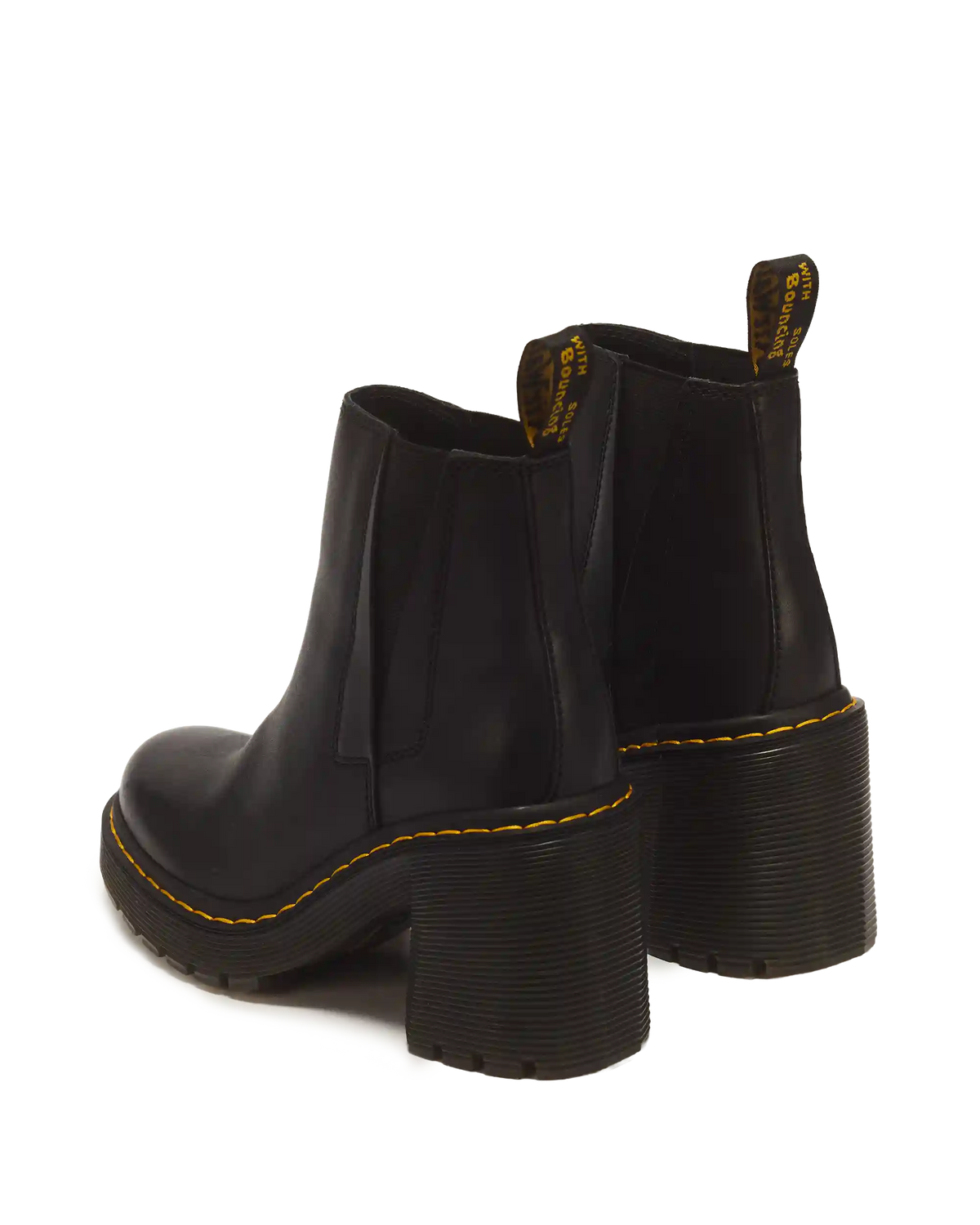 Spence Leather Flared Heel Chelsea Boots
