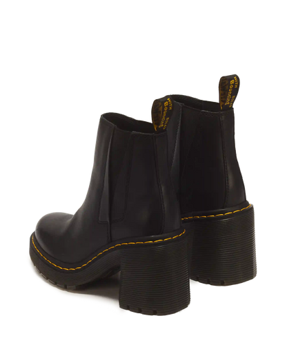 Spence Leather Flared Heel Chelsea Boots
