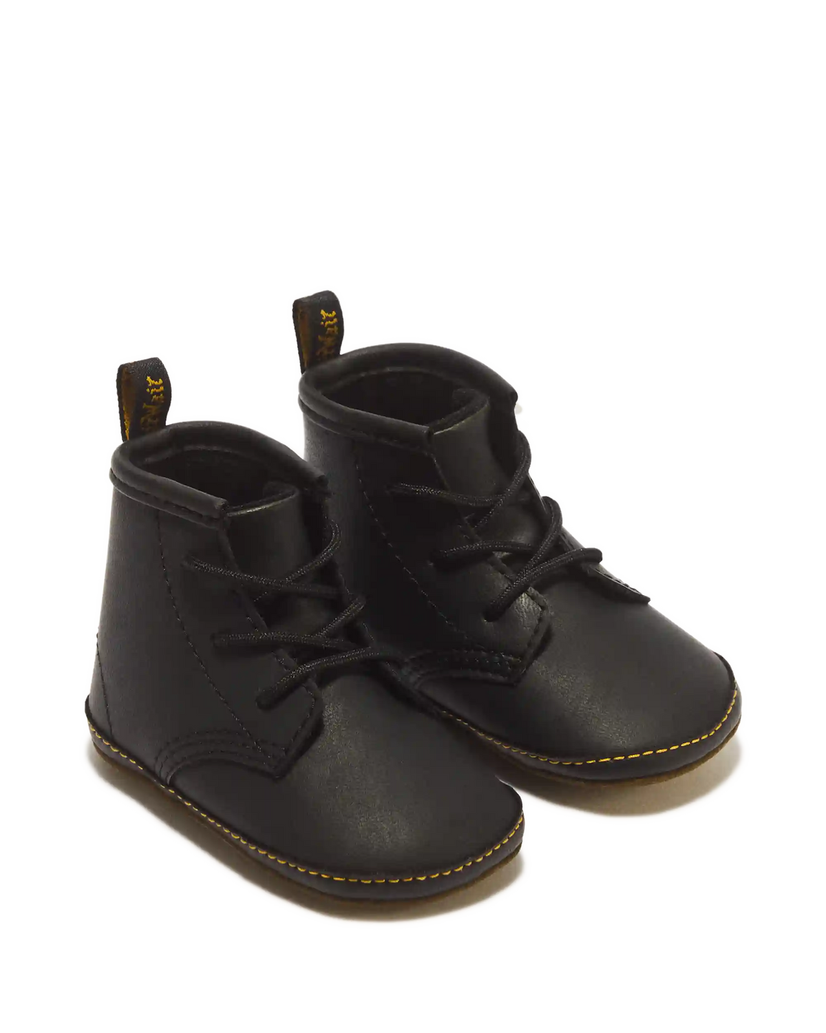 Newborn 1460 Auburn Leather Booties