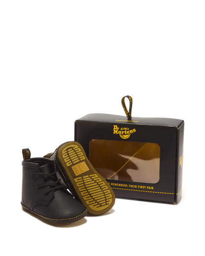 Newborn 1460 Auburn Leather Booties