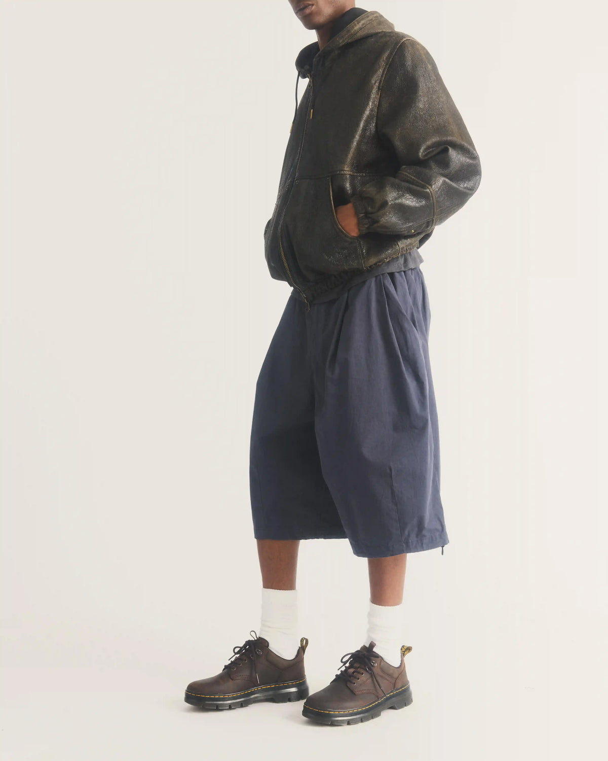 Reeder Crazy Horse Leather Utility Shoes
