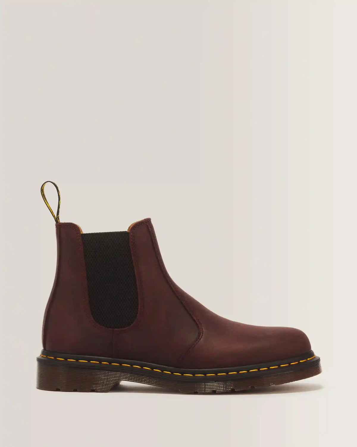 2976 Yellow Stitch Crazy Horse Chelsea Boots