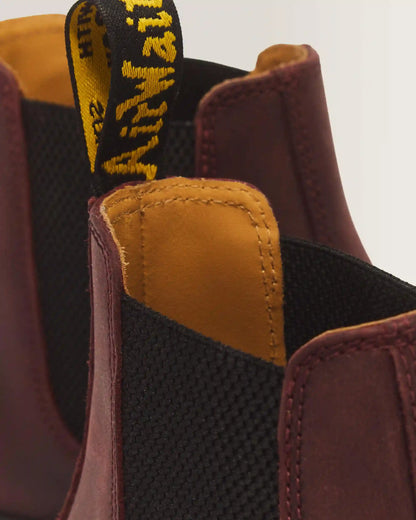 2976 Yellow Stitch Crazy Horse Chelsea Boots