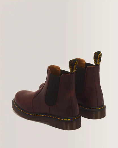 2976 Yellow Stitch Crazy Horse Chelsea Boots