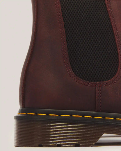 2976 Yellow Stitch Crazy Horse Chelsea Boots