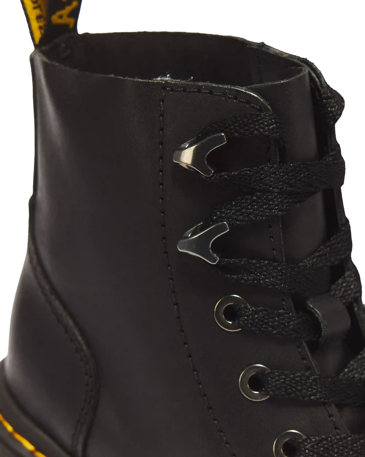 Jesy Sendal Leather Lace Up Flared Heel Boots