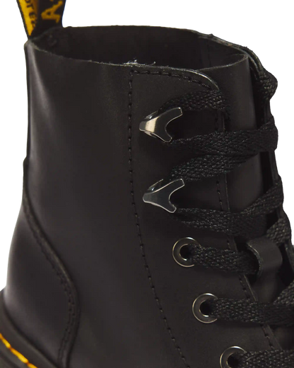 Jesy Sendal Leather Lace Up Flared Heel Boots