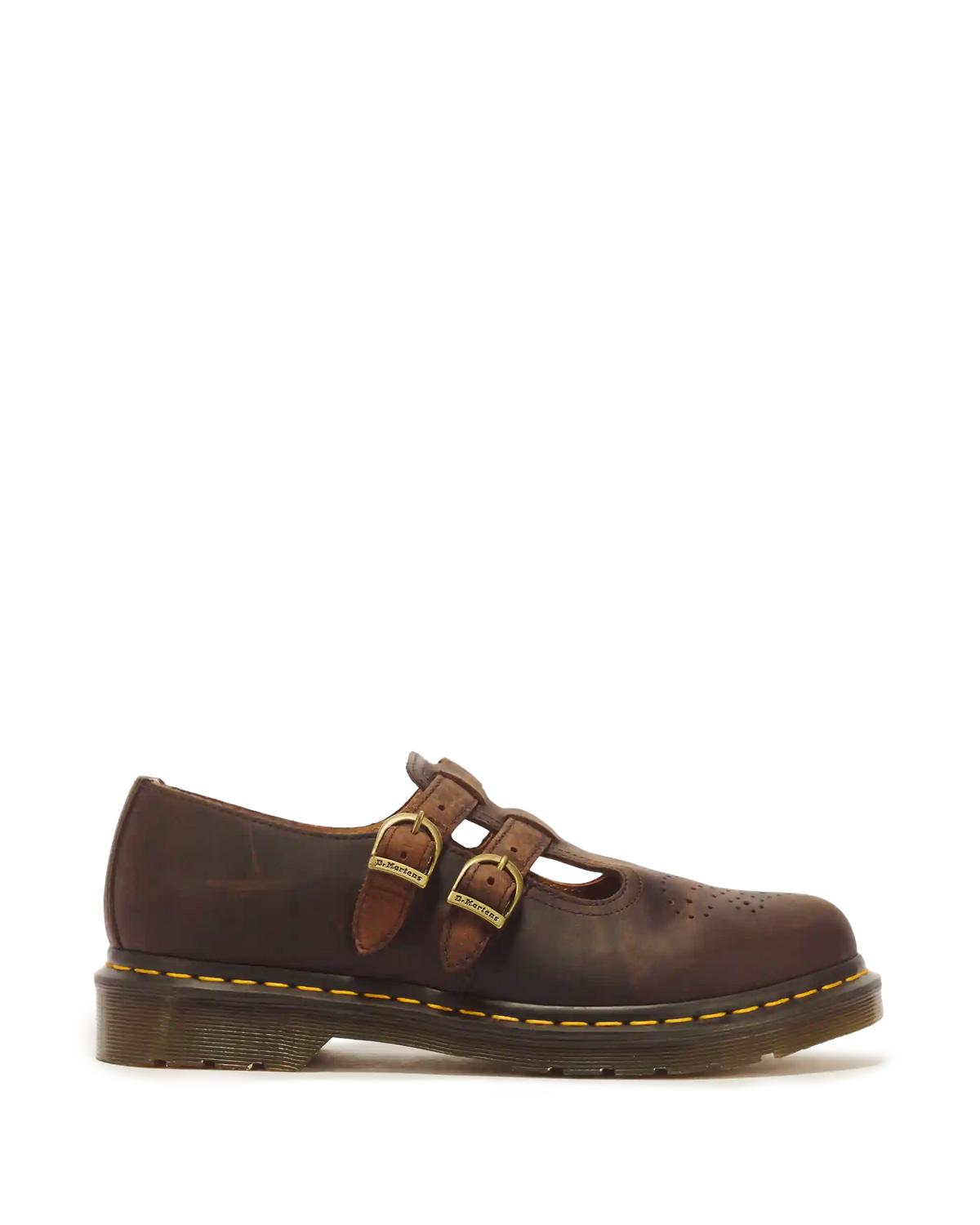 8065 Crazy Horse Leather Mary Jane Shoes