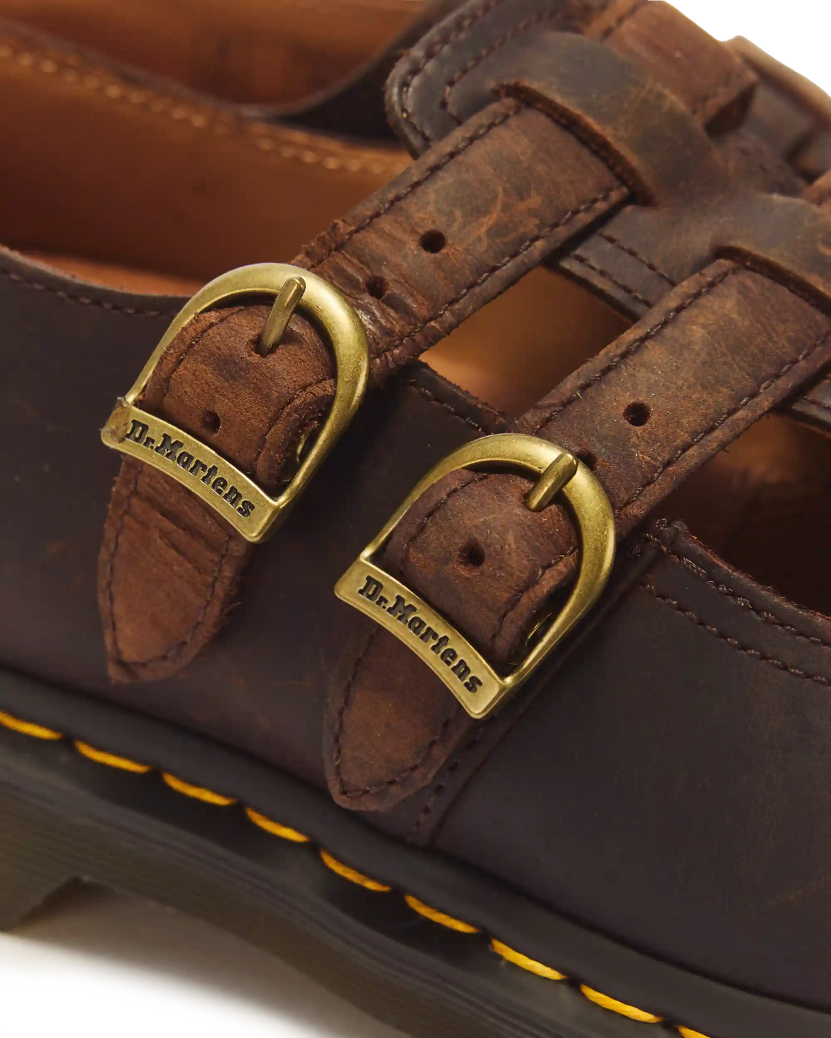 8065 Crazy Horse Leather Mary Jane Shoes