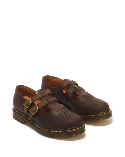 8065 Crazy Horse Leather Mary Jane Shoes