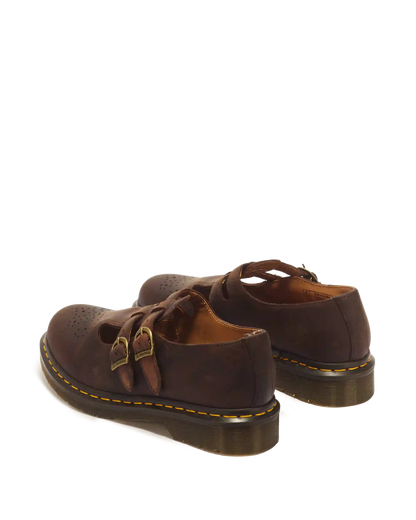 8065 Crazy Horse Leather Mary Jane Shoes
