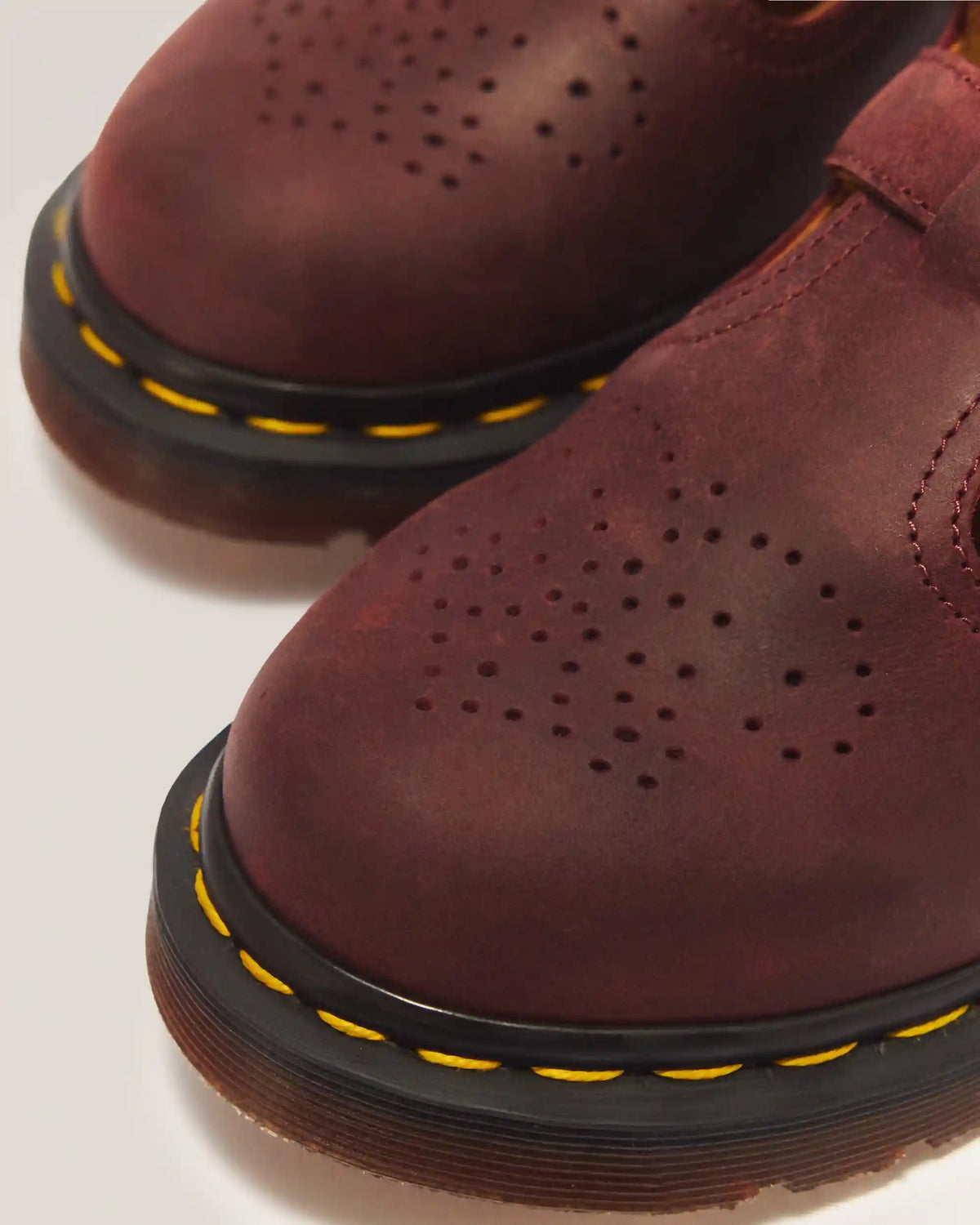 8065 Crazy Horse Leather Mary Jane Shoes