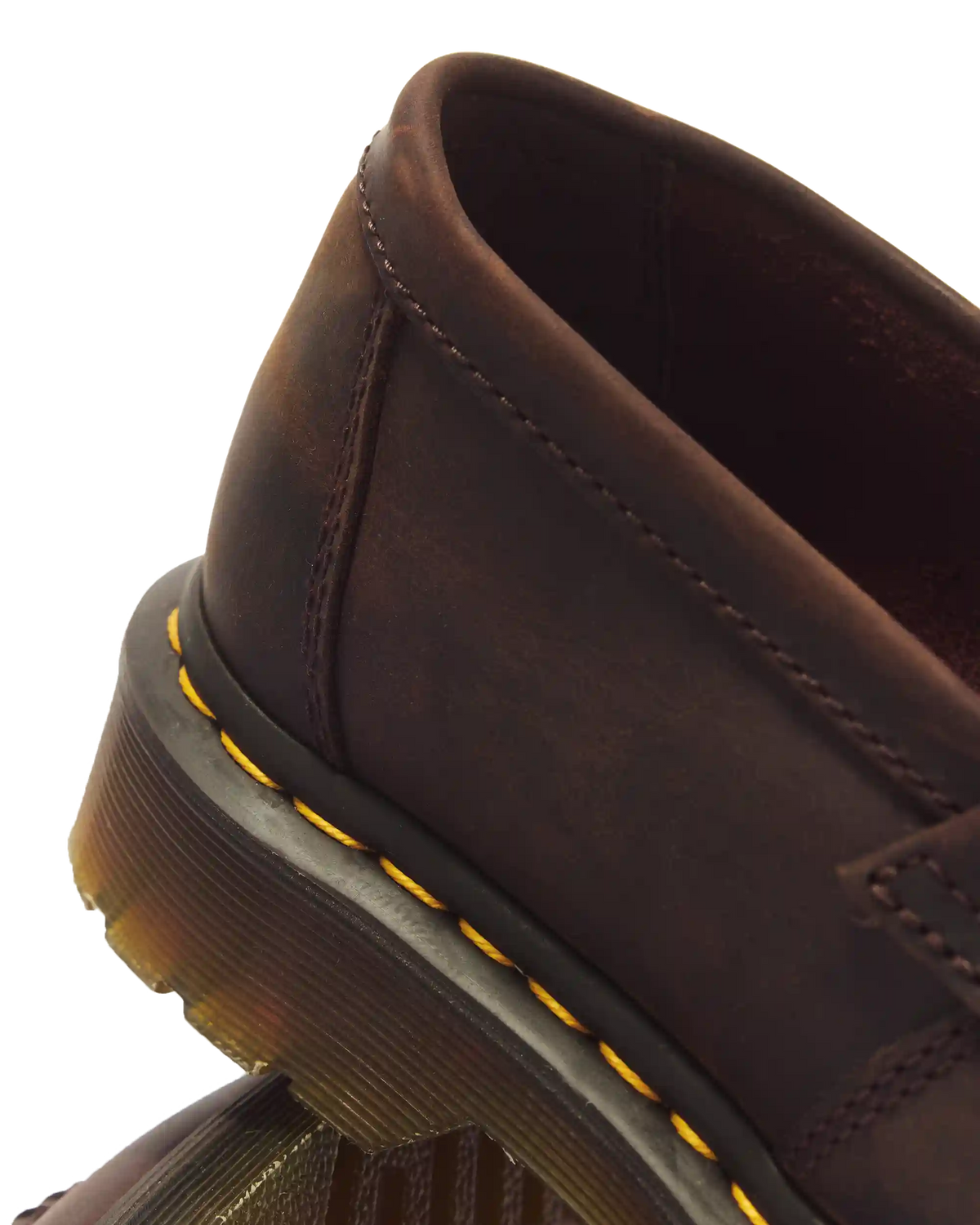 Adrian Crazy Horse Leather Tassel Loafers