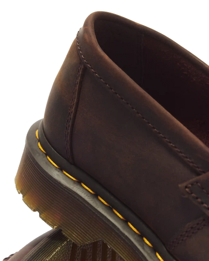 Adrian Crazy Horse Leather Tassel Loafers
