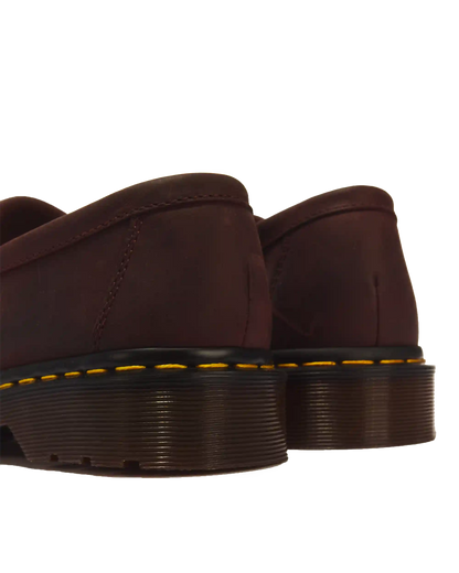Adrian Crazy Horse Leather Tassel Loafers