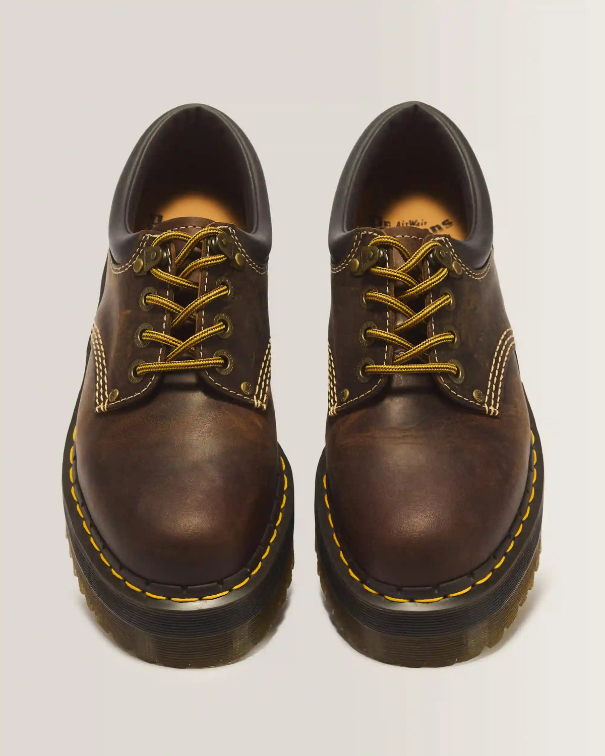8053 Arc Crazy Horse Leather Platform Casual Shoes